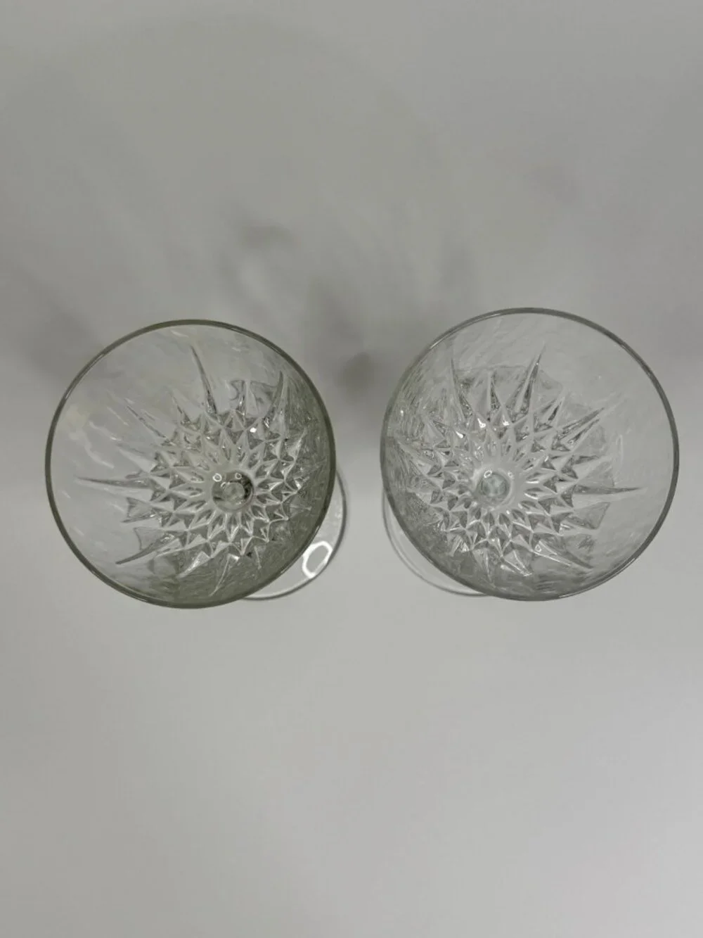 Vintage Cristal d'Arques Durand Diamante Wine Glass, 5.75